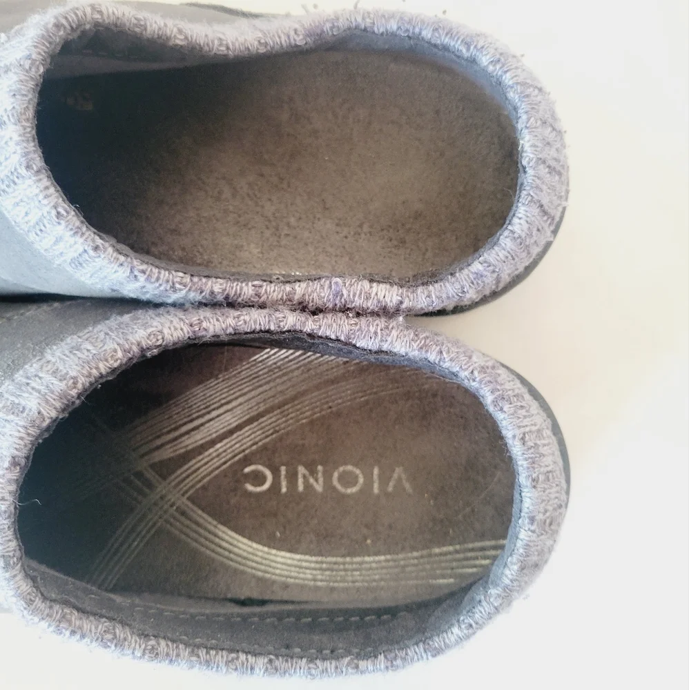 Vionic Arbor Water Resistant Suede Clog Womens Size - Picture 5 of 15
